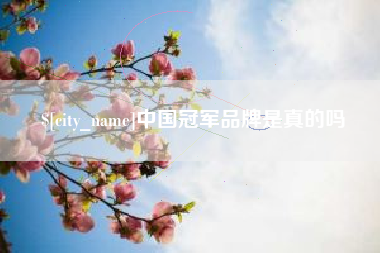 长葛中国冠军品牌是真的吗