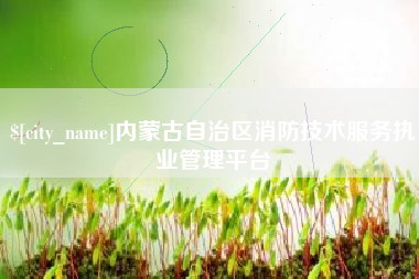 长葛内蒙古自治区消防技术服务执业管理平台
