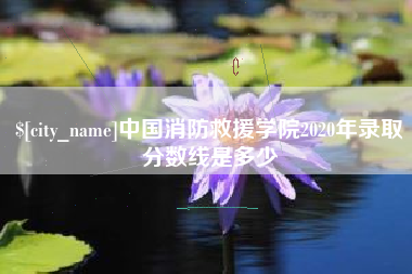长葛中国消防救援学院2020年录取分数线是多少