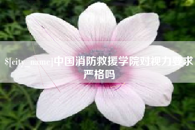 长葛中国消防救援学院对视力要求严格吗