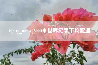 长葛5000米世界纪录平均配速
