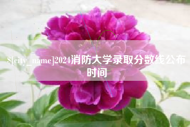 长葛2024消防大学录取分数线公布时间
