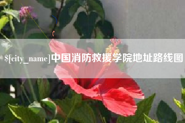 长葛中国消防救援学院地址路线图