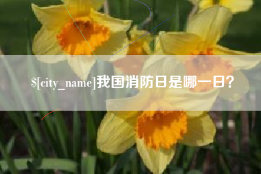 长葛我国消防日是哪一日？