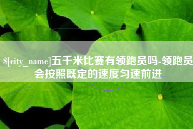 长葛五千米比赛有领跑员吗-领跑员会按照既定的速度匀速前进