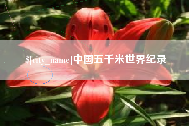 长葛中国五千米世界纪录