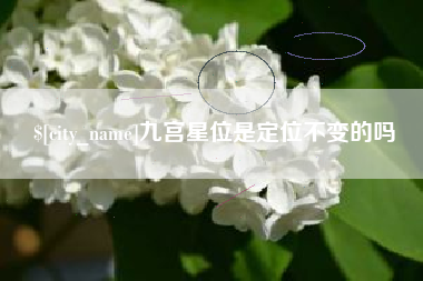 长葛九宫星位是定位不变的吗