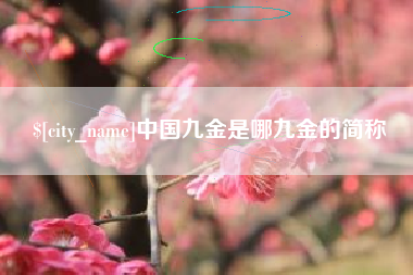 长葛中国九金是哪九金的简称