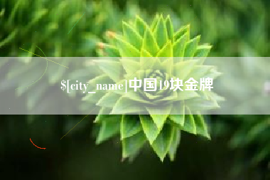 长葛中国19块金牌