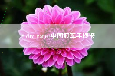 长葛中国冠军手抄报