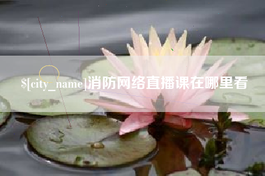 长葛消防网络直播课在哪里看