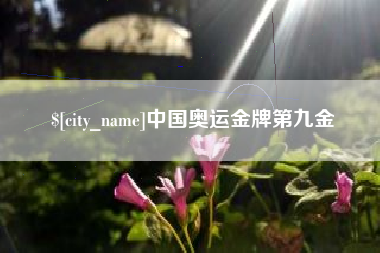 长葛中国奥运金牌第九金