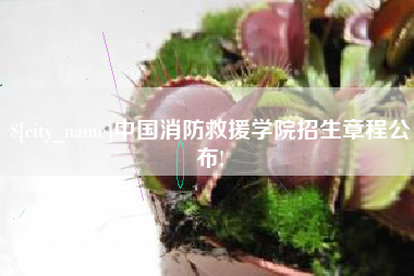 长葛中国消防救援学院招生章程公布!